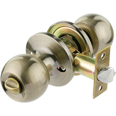 Кнобсет  BRUNO 607 AB антична латунь