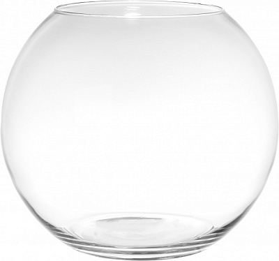 Ваза-аквариум стеклянная прозрачная 35х29,5 см Wrzesniak Glassworks