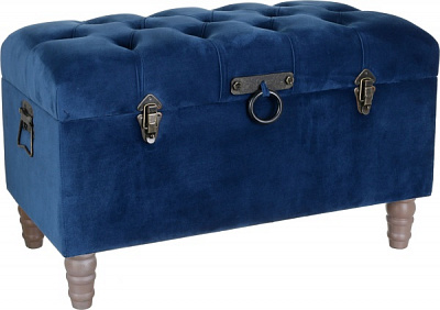 Сундук-пуф Shic S синий 82,5х42х47 см 
