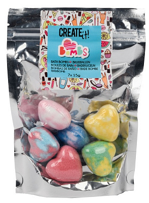 Набор CREATE IT! Бомбочки мини-сердечки 7 шт. 128 г (6789289)