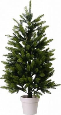 Штучна ялинкаЛапландська 1,1 м весняна в горщику зелений