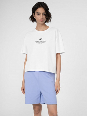 Футболка 4F TSHIRT F338 4FSS23TTSHF338-10S р.XL білий