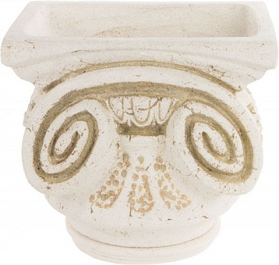 Горшок шамотный Херсонес №3 187 прямоугольный 6,1л кремовый 