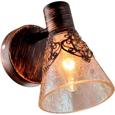 Спот Crystal Life 1x40 Вт E14 коричневый 16781-1 