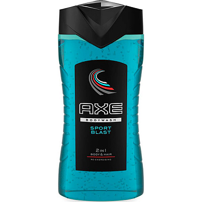 Гель для душа + шампунь Axe Спортивный заряд 250 мл