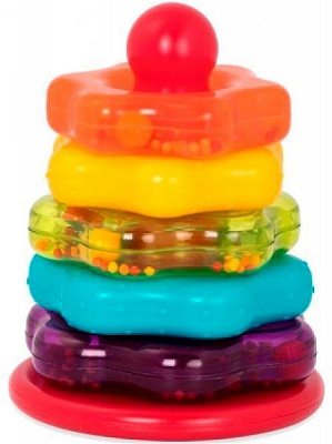 Іграшка розвивальна Battat Lite Кольорова пірамідка BT2579Z