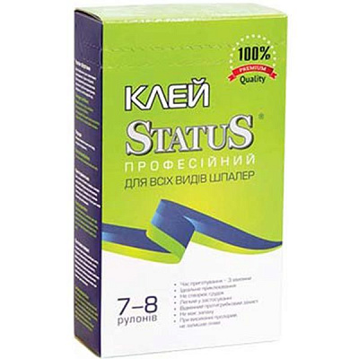 Клей обойный Status профессиональный для всех видов обоев 250 г
