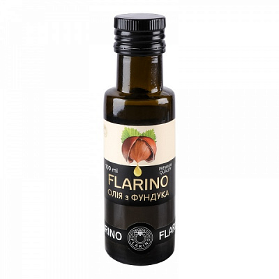 Масло фундучное Flarino холодного отжима нерафинированное 100 мл 