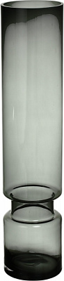 Ваза стеклянная Wrzesniak Glassworks Twice 71 см серая 17-5019B