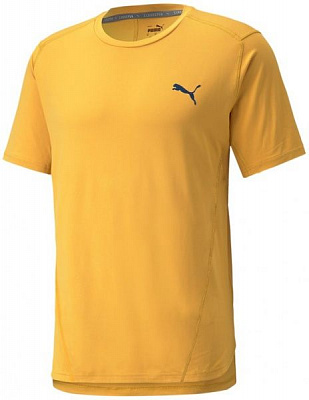 Футболка Puma TRAIN CLOUDSPUN BND SS TEE 52087337 р. 2XL жовтий