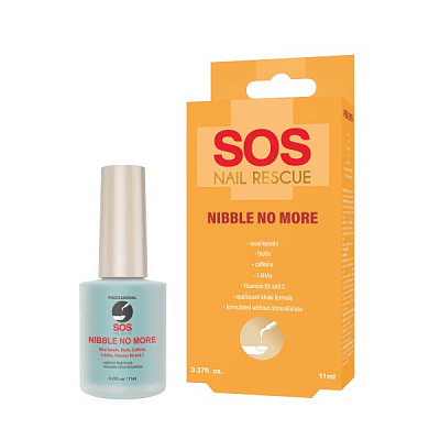 Средство SOS Nail Rescue Грызы не хочу (с Биотином и Кофеином) 11 мл