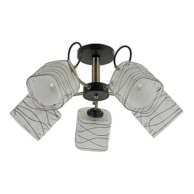 Люстра Miorro Milena 550х290 мм 40 Вт E27 латунь 51-311-150