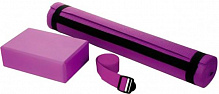 Набір для йоги Joerex JIC025 1730х610х4 мм фіолетовий
