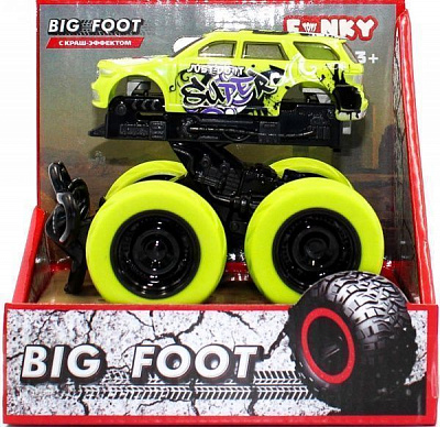 Позашляховик Funky Toys із краш-ефектом зелений 60008