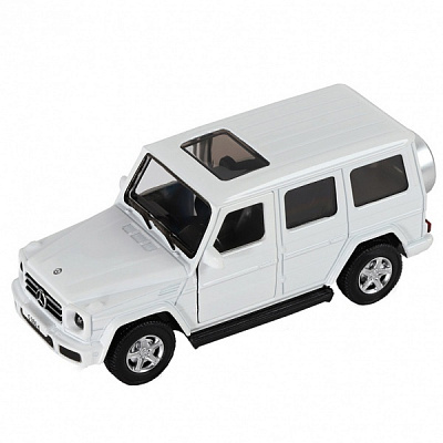 Машинка TechnoDrive 1:32 MERCEDES BENZ G350 (білий) 250275