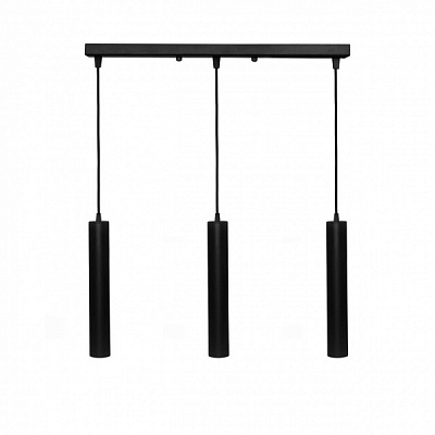Люстра підвісна Геотон Тріо ТВ340/3ML 3x20 Вт E27 чорний 49476
