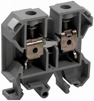 Колодка клеммная наборная E.NEXT e.tc.din.pro.2.5 на DIN-рейку 2,5 кв.мм серый 