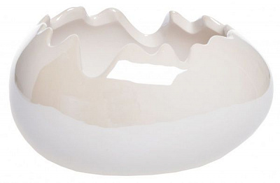 Статуэтка Яйцо белое 11,4x8,5x6,2 см