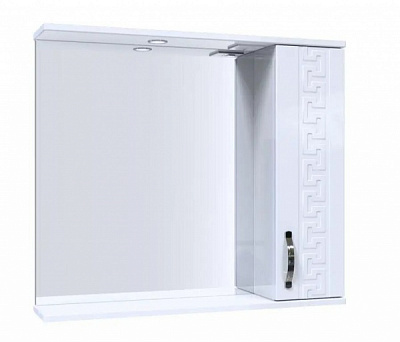 Зеркало Aquarius ANTIK со шкафчиком и подсветкой 80 белый 