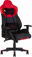 Кресло Nowy Styl HEXTER MX R1D TILT PL70 ECO/01 BLACK/RED FR черный/красный 