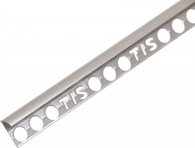 Поріжок алюмінієвий НАП10 анодований TIS приховане кріплення 2700 мм срібло