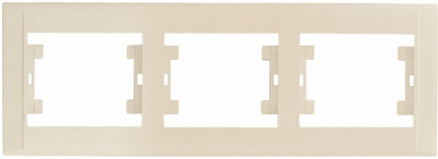 Рамка тримісна Makel Defne горизонтальна кремовий 42010703