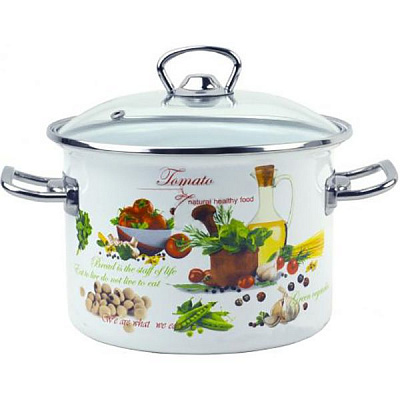 Кастрюля с крышкой Томато 5,5 л 83117 Idilia