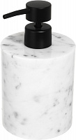 Дозатор для жидкого мыла Sensio Marble 9х9х10 см белый