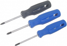 Набір викруток PH1 + PZ2 + PH2 x 75 мм UP-SET-IN-3-75