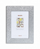 Рамка для фотографии со стеклом Веліста 25W-81010-18v 1 фото 15x21 см серебряный 