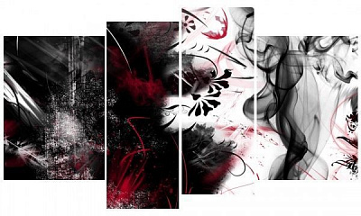 Картина модульная 4 части MK157 116x70 см 