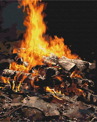 Картина по номерам Костер BS21741 40x50 см Brushme 