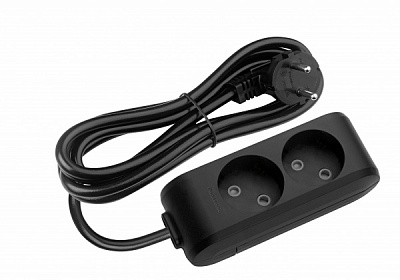 Удлинитель Panasonic X-tendia без заземления 2 гн. серый 2 м 480800099 