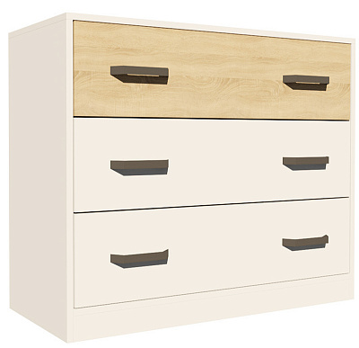 Комод Світ Меблів 900x750x390 мм дуб сонома/кашемир