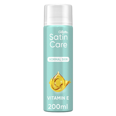 Гель для бритья SATIN CARE Satin Care Normal Skin с витамином Е 200 мл