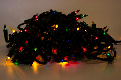 Электрогирлянда линейная Девилон разноцветная 050024 светодиодная (LED) 140 ламп