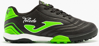 Сороконожки Joma TOLEDO JR 2301 NEGRO TURF TOJW2301TF р.37 черный