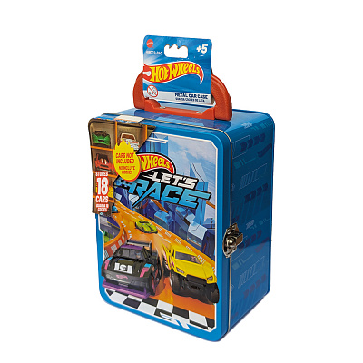 Контейнер Hot Wheels для 18 машинок (блакитний) HWCC2-24C