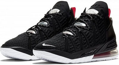 Кросівки Nike LEBRON XVIII CQ9283-001 р.US 11,5 чорно-білий