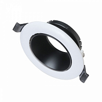 Світильник вбудовуваний (Downlight) LED CONCEPT PC EMO 02R MR16 чорний із білим