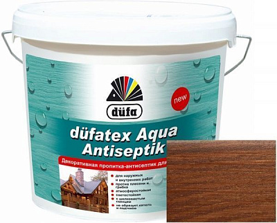 Пропитка Dufa dufatex Aqua Antiseptik кипарис шелковистый глянец 10 л