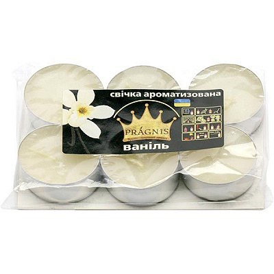 Набор арома-свечей Pragnis ваниль 20 мм 6 шт