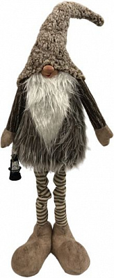 Декорація новорічна Гномик з ліхтариком 97 см W08-19H002A