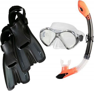 Набор для плавания TECNOPRO ST8_3 289431-900883 289431-900883 р.L черныйоранжевый