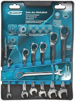 Набір ключів комбінованих Gross 8-19 мм 14892