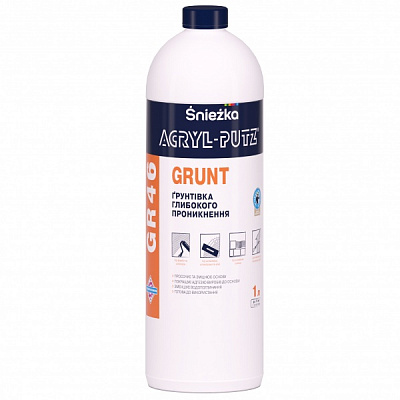 Ґрунтовка глибокопроникна Sniezka ACRYL-PUTZ GR 46 GRUNT 1 л