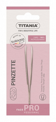Пинцет TITANIA прямой 1060/A 