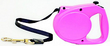 Поводок-рулетка Lilli Pet Htech super 3 м для 25 кг розовый