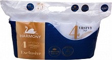 Туалетная бумага туалетная бумага Harmony Exclusive Crystal Parfumes четырехслойная 8 шт.