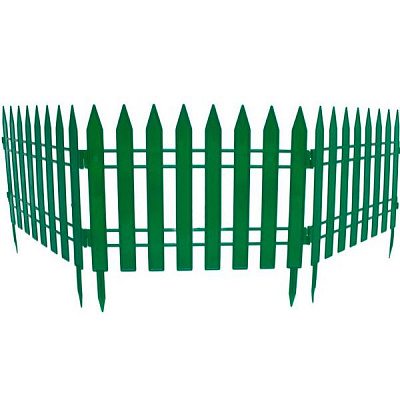 Декоративное ограждение Тын зеленый 3,15 м